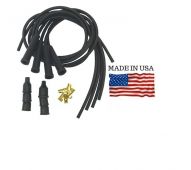 Spark plug wire set 4 Cylinder Tractor USA Made Carbon Suppression for Electronic Ignition